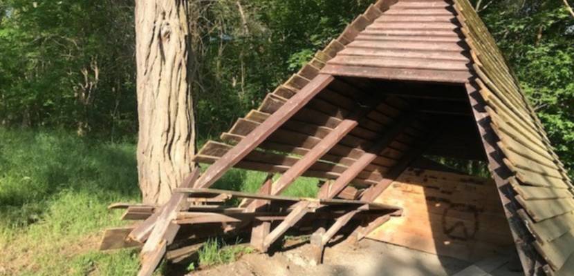 Schutzhütte am Harzklubweg © Stadt Halberstadt/Abteilung Stadtgrün