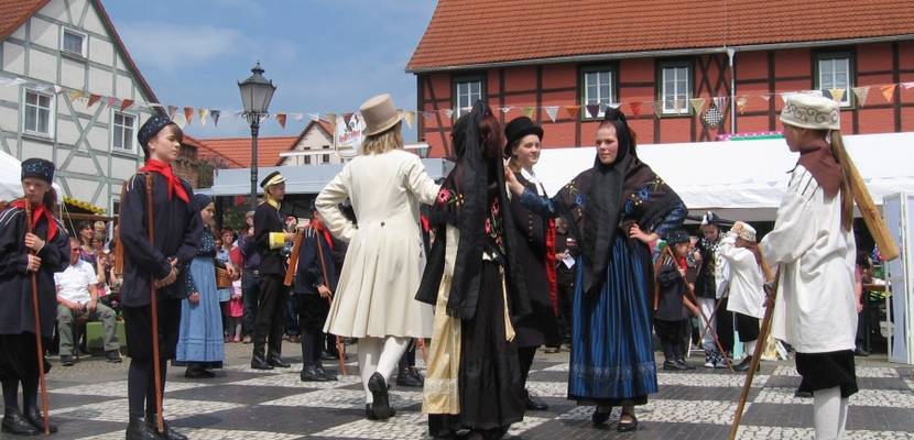 Lebendschach © Schachmuseum Ströbeck