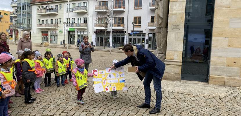 ob besuch kita ententeich 2 pi © Stadt Halberstadt