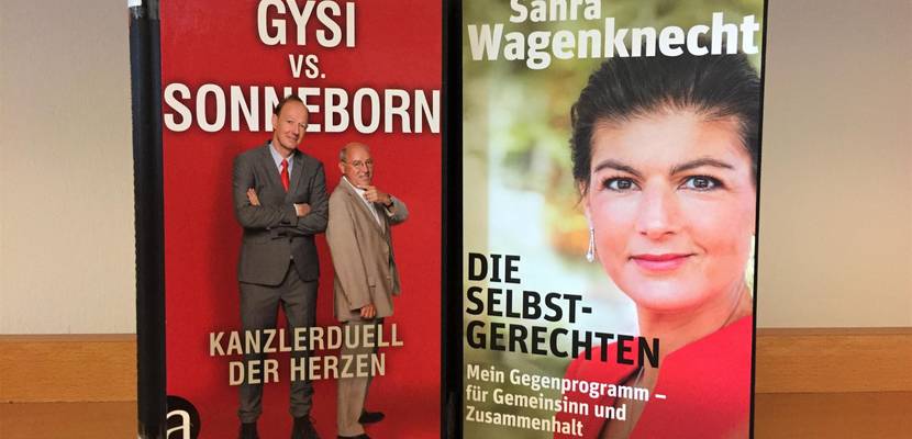 Die Selbstgerechten und Gysi vs. Sonneborn - Unsere Buchtipps dieser Woche