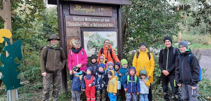 Kita Holzbergwichtel pflanzen Bäume für den Nationalpark Harz