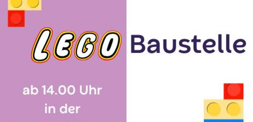 Bauen mit LEGO in der Kinderbibliothek - während der Öffnungszeiten