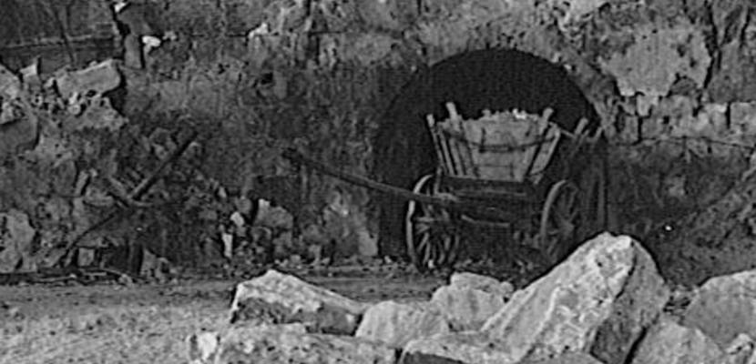Holzmarkt, Ruine Rathaus Westseite mit Kellergewölbe, 20. April 1952 ©Photo-Studio-Mahlke F 03042 1
