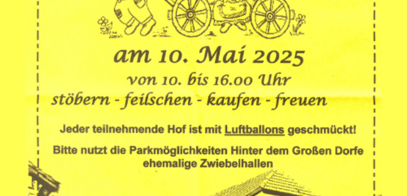 Flohmarkt Aspenstedt VA