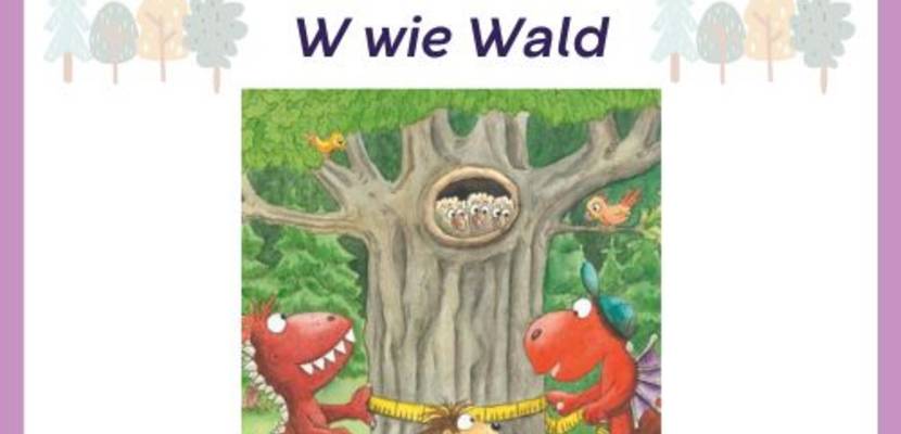 Buchstaben-Agenten im November W wie Wald mit dem kleinen Drachen Kokosnuss