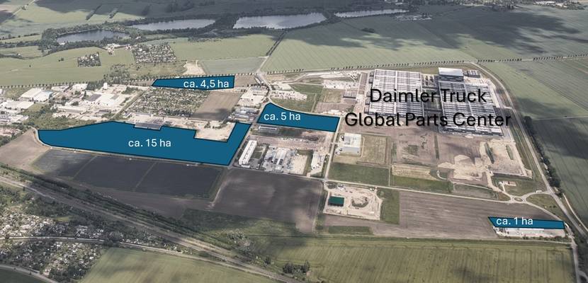 Flächenangebote Industriepark-Ost © Copyrights © IMG Sachsen-Anhalt / Magdeburger Platte