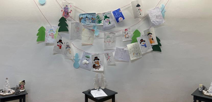 2026 01 22 verschiedene Kunstwerke des Malwettbewerbes