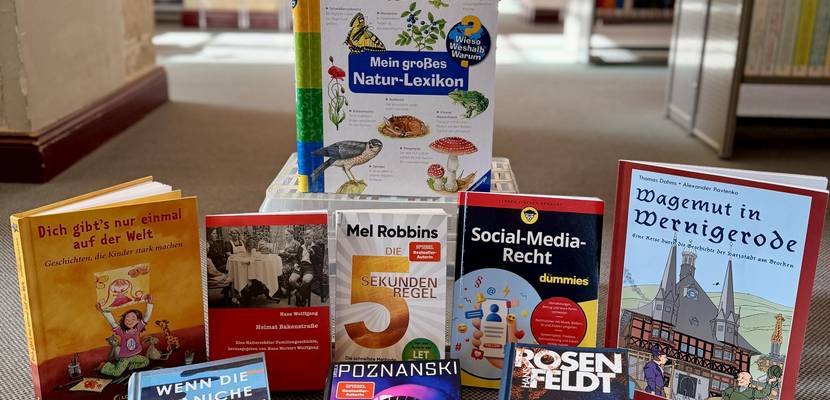 Buchtipps im März © Stadtbibliothek "Heinrich Heine" Neues in unseren Regalen