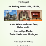 Musikalischer Wochenausklang mit Orgel