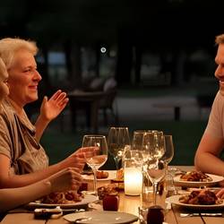 Dinner im Tiergarten