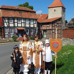 Lebendschachensemble am Schachturm